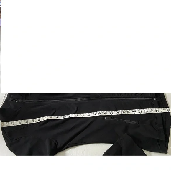 Soma Sport Black Workout Yoga Jacket Zip Up Size Medium Zip Pockets - Picture 13 of 16